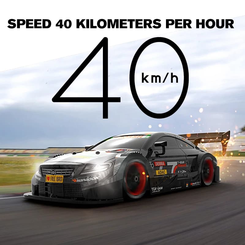 RC 4WD 2.4G Auto da corsa Ad alta velocità Fuoristrada Telecomando Drift Toys 1:16 con luce a LED Auto sportiva da corsa per ragazzi Regali per bambini