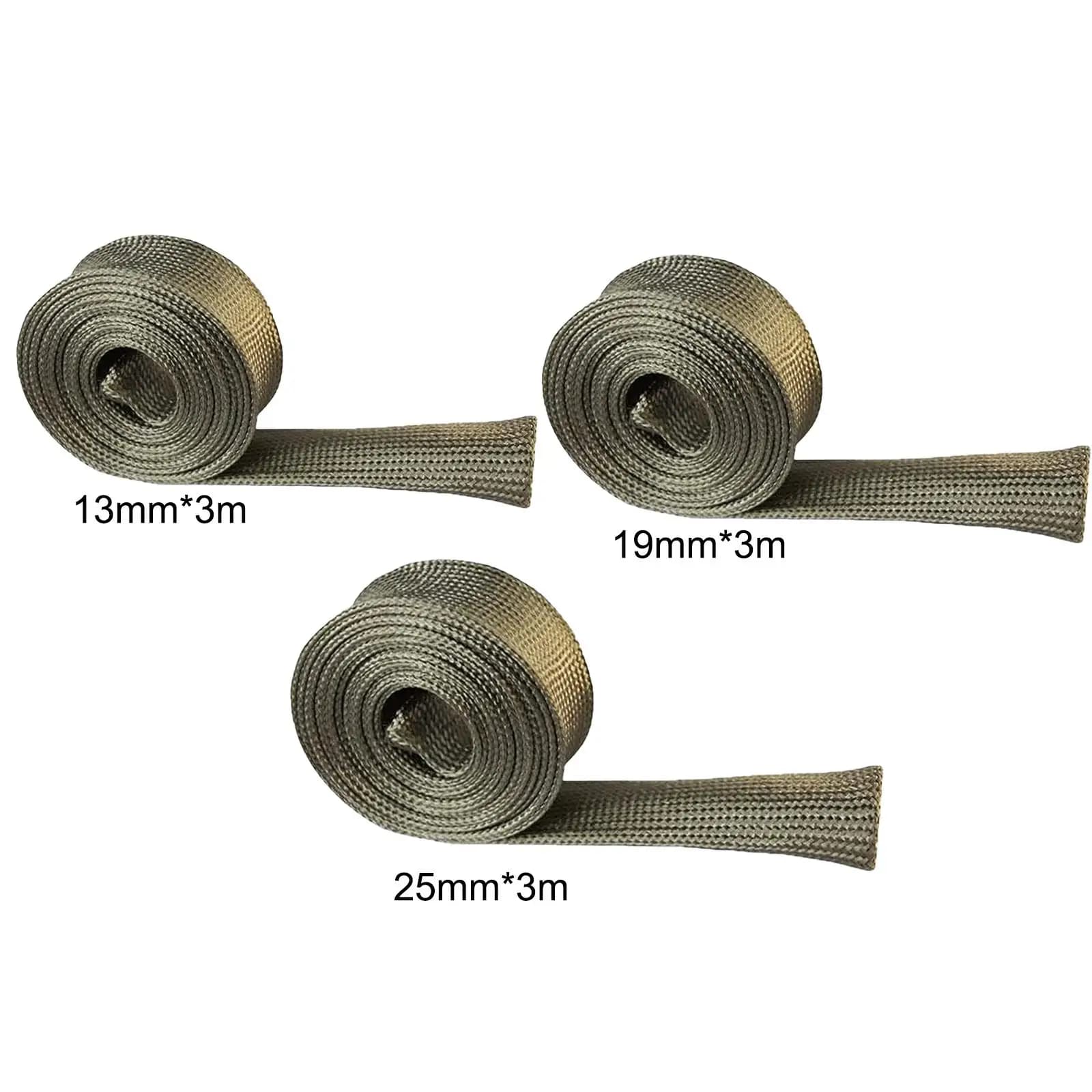 Wire Heat Shield Sleeve Wrap, rotolo di tubo automatico 3 metri candela Wire Boots Protector Wire Cover tubo flessibile per camion moto