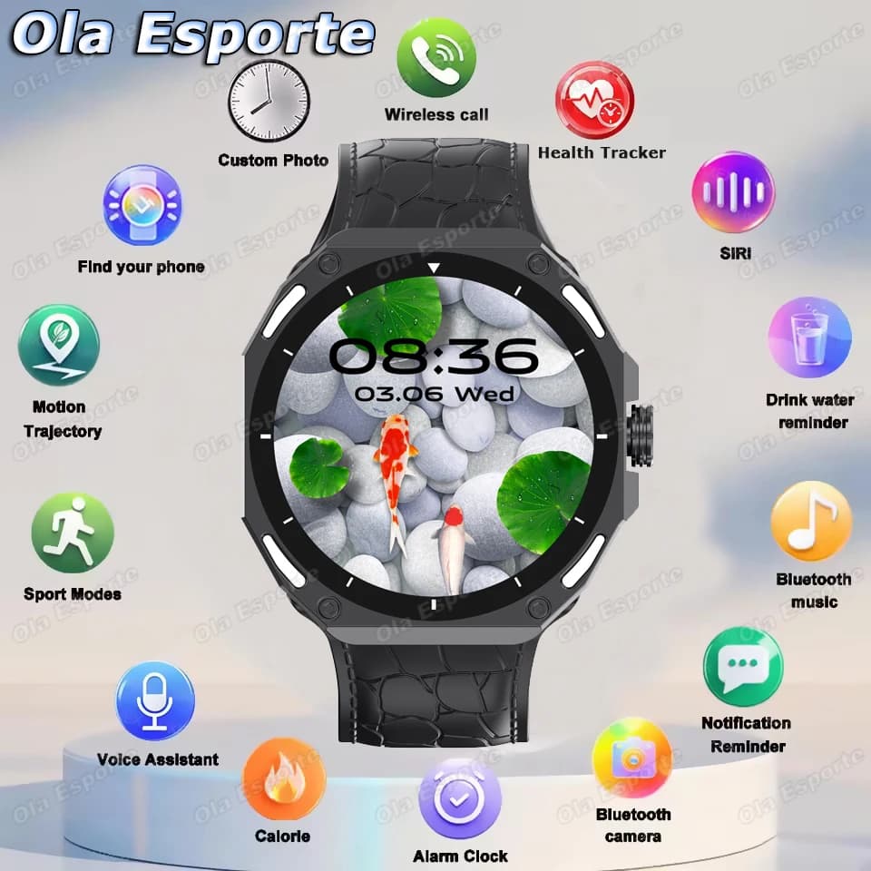 New Fashion Smart Watch 2025 Bluetooth Call Man Woman Heart Rate Health Monitoring Sports Waterproof Smartwatch Android IOS HT30