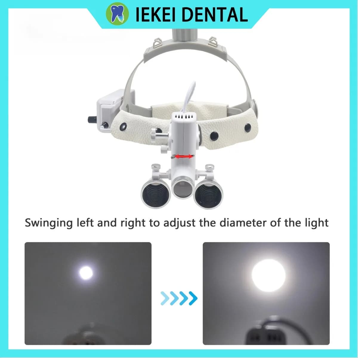Dental led light surgical magnifier with surgical function medical beacon dental magnifiers