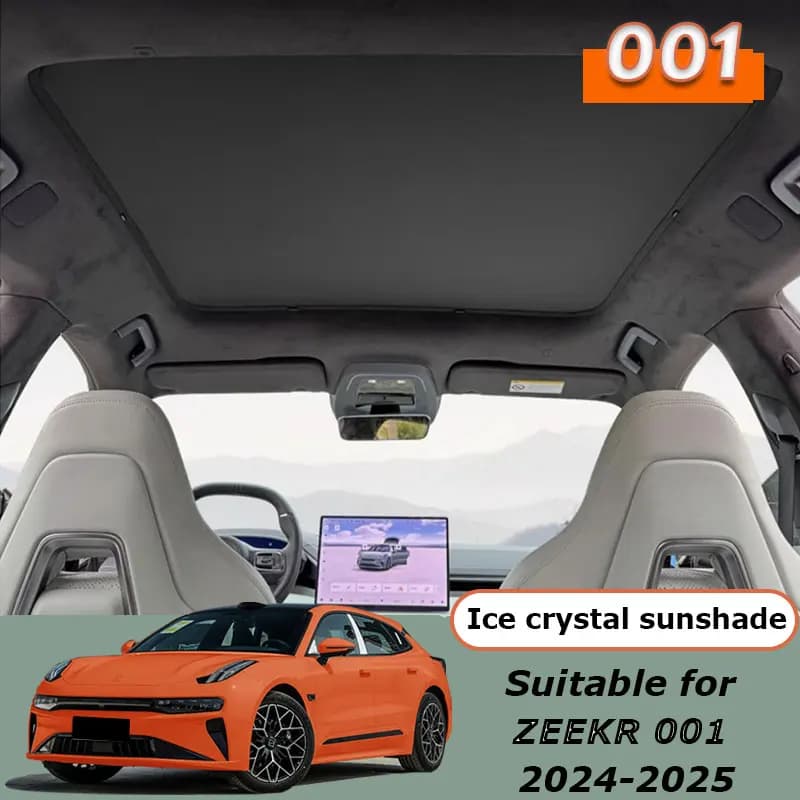 For ZEEKR 001 2024 2025 2021-2023 Sunbed Roof Sunshade Tent Self Tent Covering UV Solar Insulating Protection