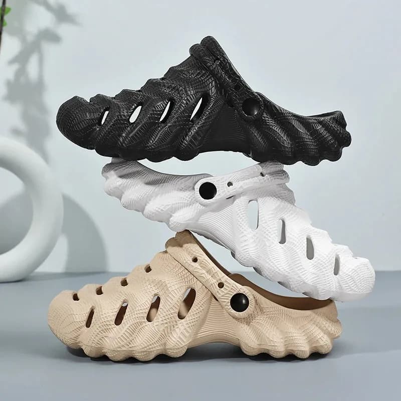 2025Summer Breathable High Quality Men's Fashionable Sandals Shoes Beach Shoes 40-45
