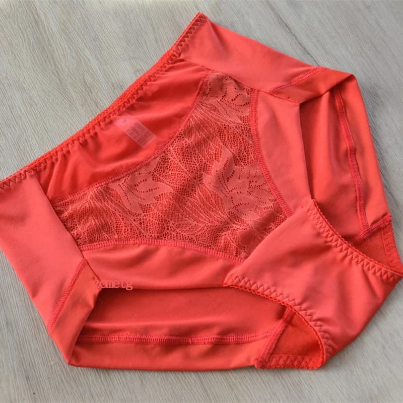 Women's Underwear briefs lace women's short waist pants Plus Size brief women accept Mix Color 5 pcs/lot