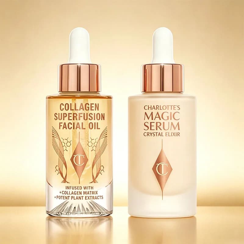 Essenza Viso CT Magic Diamond Light Crystal con Collagene e Vitamina C, Olio Idratante e Rassodante per la Cura della Pelle