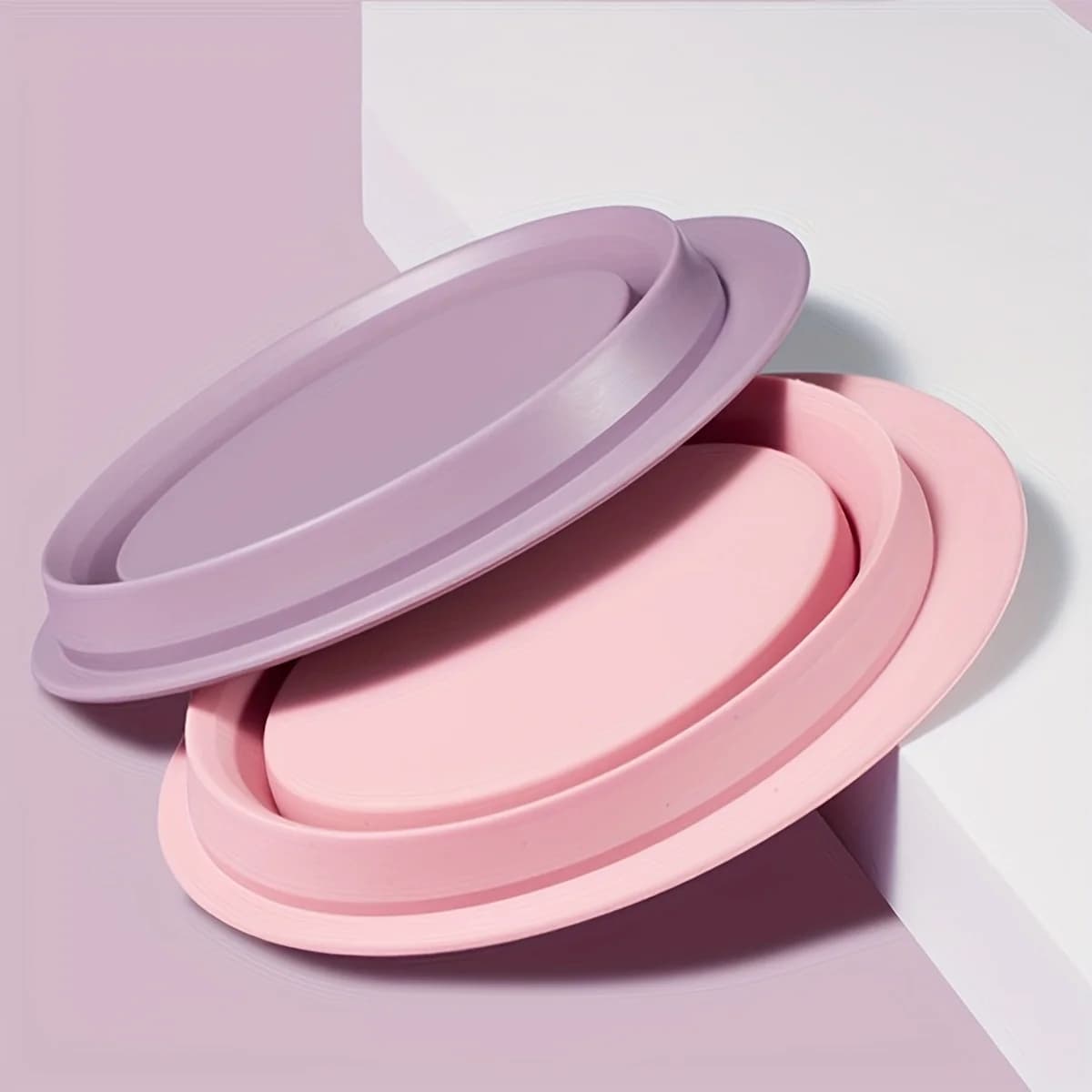 Bowl for cleaning silicone makeup brushes, multifunctional and folding, can be used to clean beauty sponges, makeup brushes, etc.
