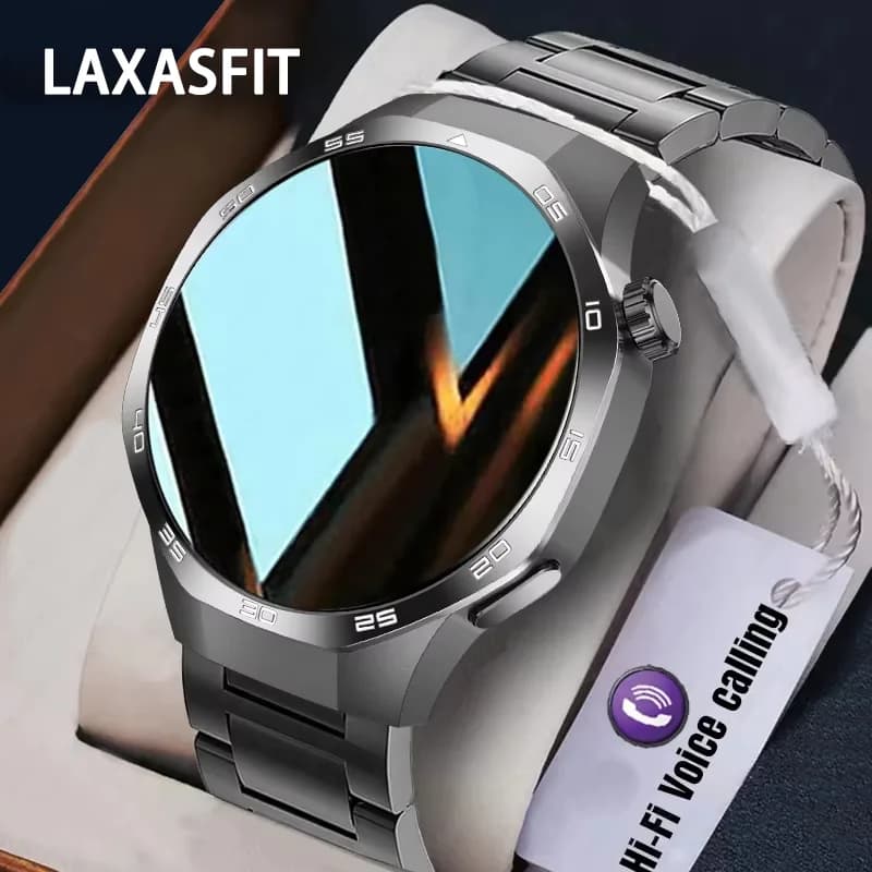 LAXASFIT Outdoor sports Smart Watch Fitness Tracking 1.52 inch HD Bluetooth Talk Musical reproduction Men and women 2025 New Smartwatch