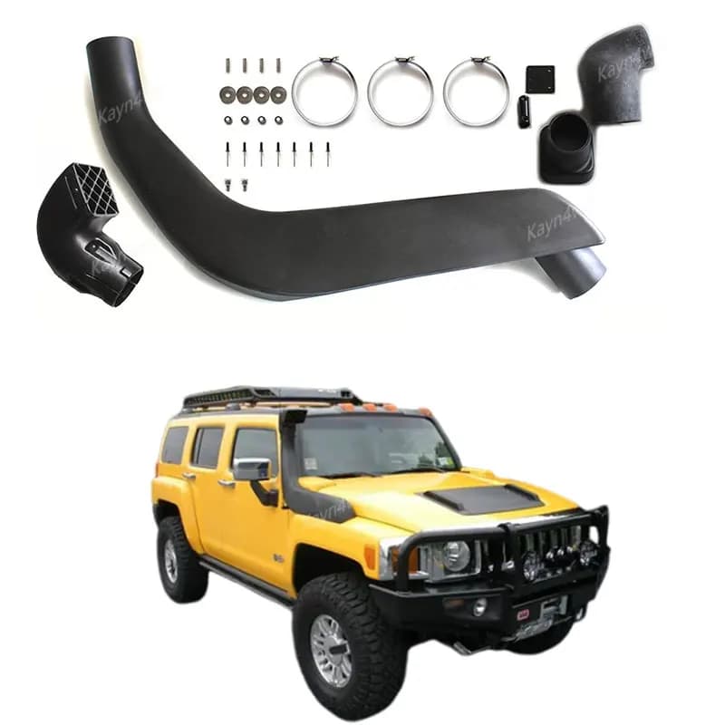 Off Road 4x4 Air Ram Suction Accessories Snorkel Set for 2008-2024 ISUZU Hummer H3 Spare Parts Auto Wading Breath Tube Snorkel Kit