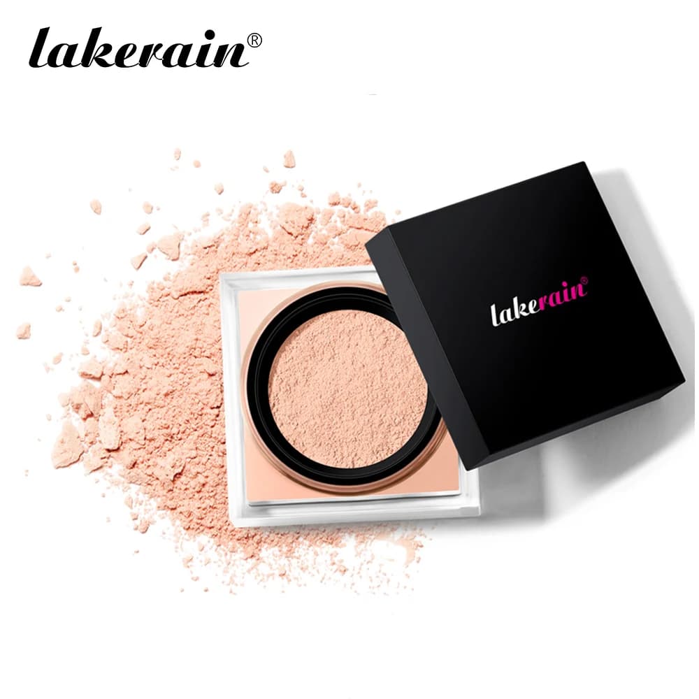 Sink powder for cooking and fixing, long-lasting oil control, natural face, matt, waterproof, illuminating, powdered, makeup cosmetics