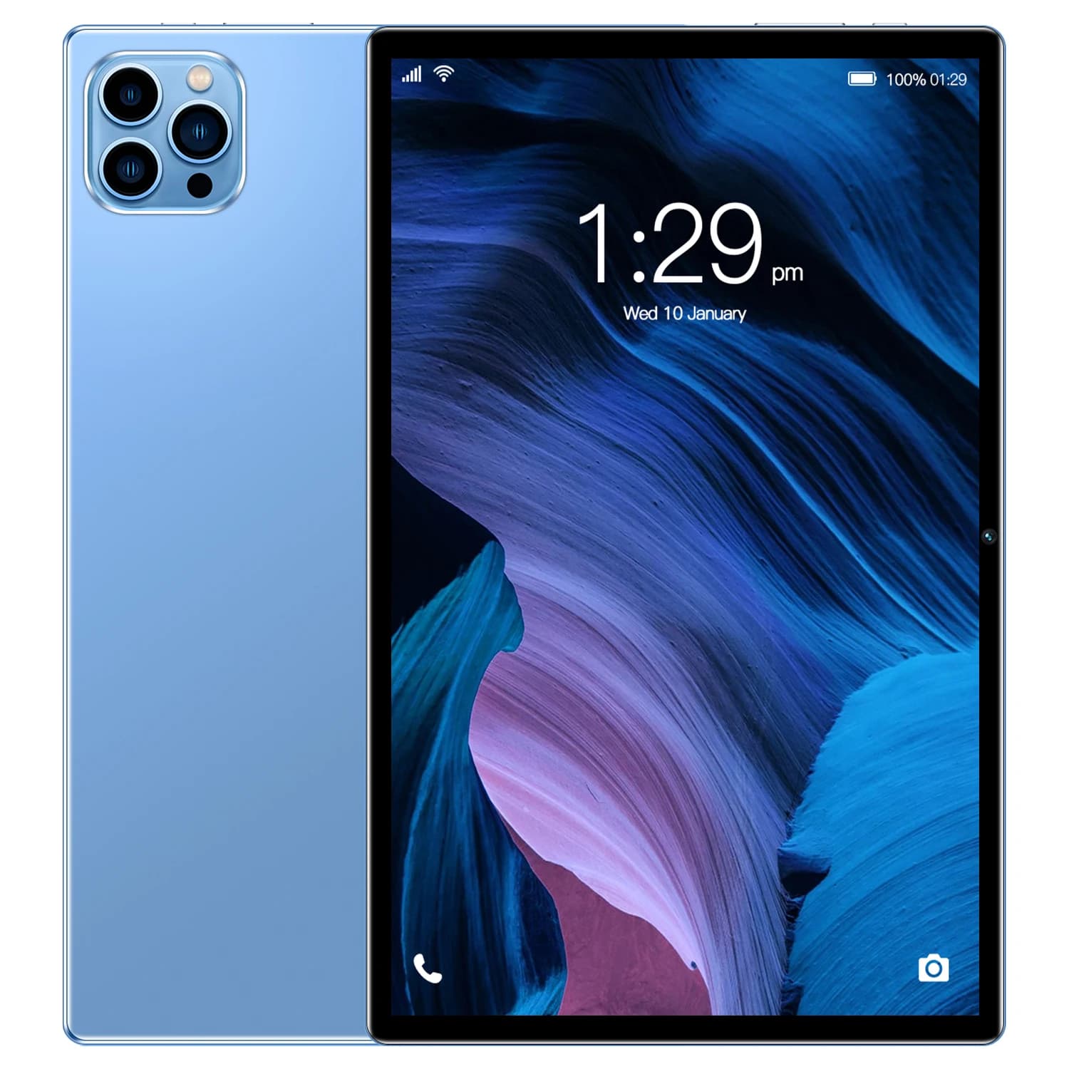 Nuovo Tablet Pc Android da 10.1 pollici Octa Core 4GB RAM 64GB ROM WiFi Bluetooth Dual SIM 3G Telefonata Tablet 6000mAh Android 13.0
