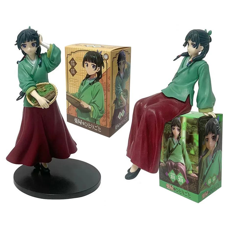 17CM Anime The Apothecary Diaries Figure Maomi Action Figural Pvc Model Kawaii Car Decoration Doll Fans Toys Christmas Gifts