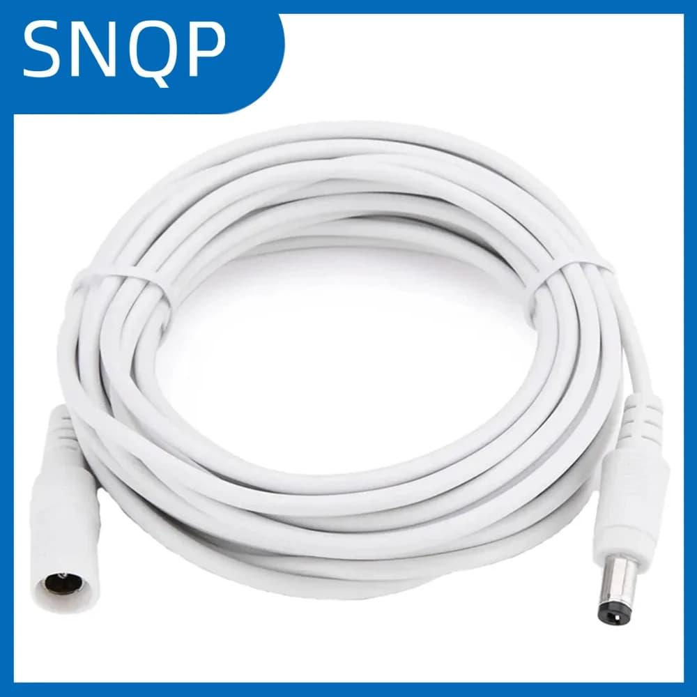 Cavo di prolunga adattatore di alimentazione DC 12V 3M/5M/10M/15M/20M/30M DC maschio femmina connettore cavo di prolunga di alimentazione per telecamera CCTV di sicurezza