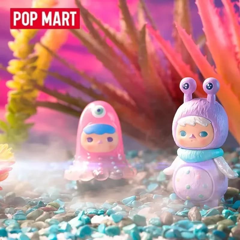 POP MART PUCKY Serie Spaziale Scatola Cieca Giocattoli Kawaii Anime Action Figure Caixa Caja Sorpresa Scatola Mistero Bambole Ragazze Regalo