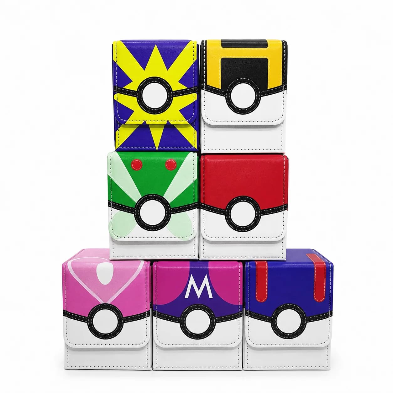 MTG Card Deck Box / Pokémon Board Game Organizer — Portable Storage BoxThe Gathering Commander Decks and Sleeved Cards