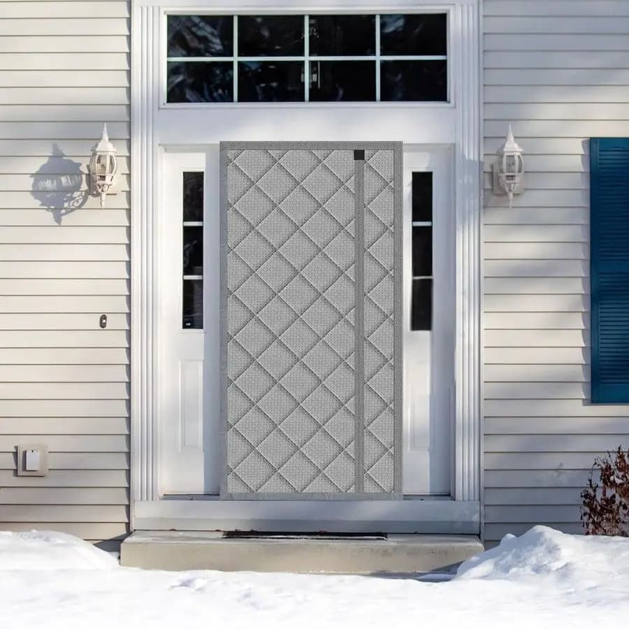 Insulating Magnetic Door Tent 36x80 (compatible with doors 39x82), Lateral Opening, Hot Mantiene in Winter and Fresh in Summer