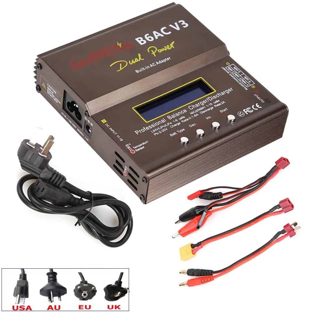 Nuovo 80W imax B6AC V3 Caricatore Bilancia Digitale Intelligente Per RC Elicottero Re-picak NiMH NiCD LiHV NiCd PB Caricabatteria Li-Ion