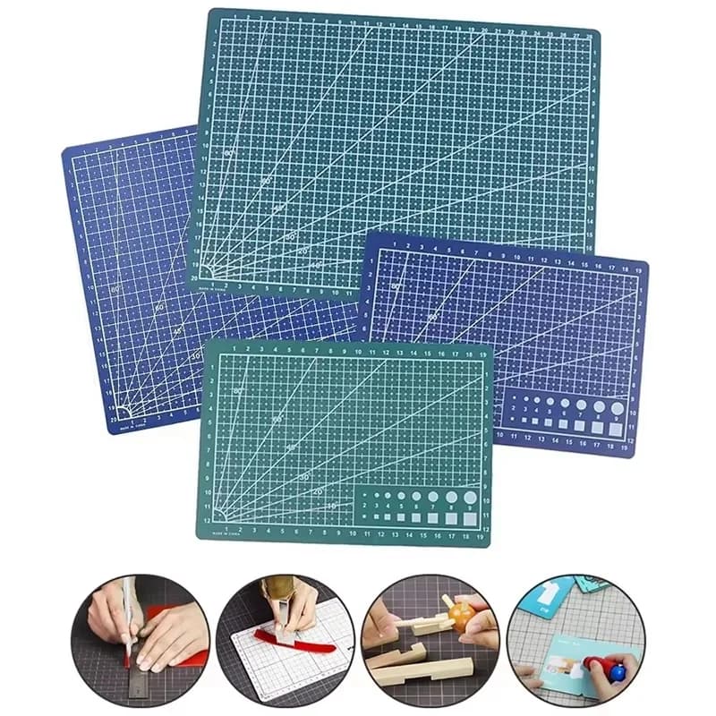 A3 A4 A5 Cutting Pad PVC Craft Cutting Mat Workbench Board For Patchwork Sewing Leather Carving Manual DIY Knife Supplies Set