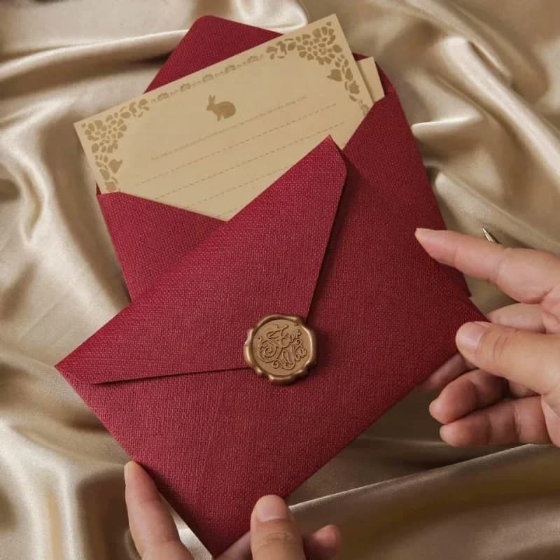 10 buste per finestre per lettere buste per confezioni regalo fatte a mano fai-da-te buste per biglietti d'invito per feste di matrimonio buste con texture in lino