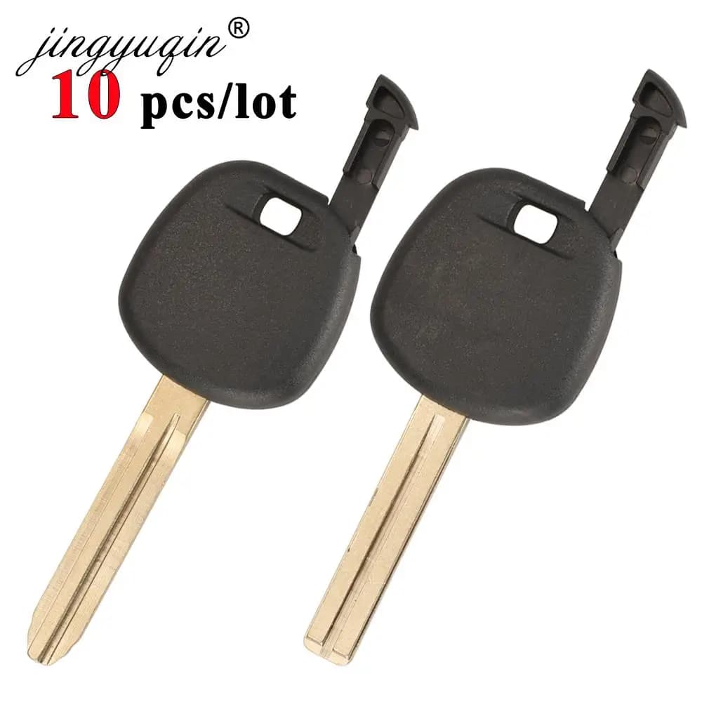 Jingyuqin 10 pz/lotto Caso Chiave di Ricambio Per Toyota Corolla Yaris Avensis Transponder Chiave Borsette TOY48/TOY43 Lama Senza Chip