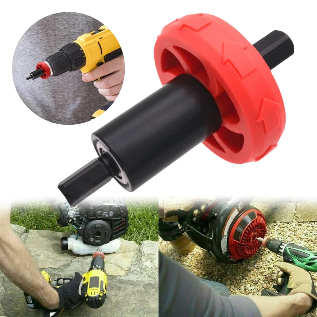 Avviatore di emergenza portatile Avviamento motore elettrico Avviatore trapano Adattatore elettrico per Trimmer Troy-Bilt Accessori per avviamento falciatrice