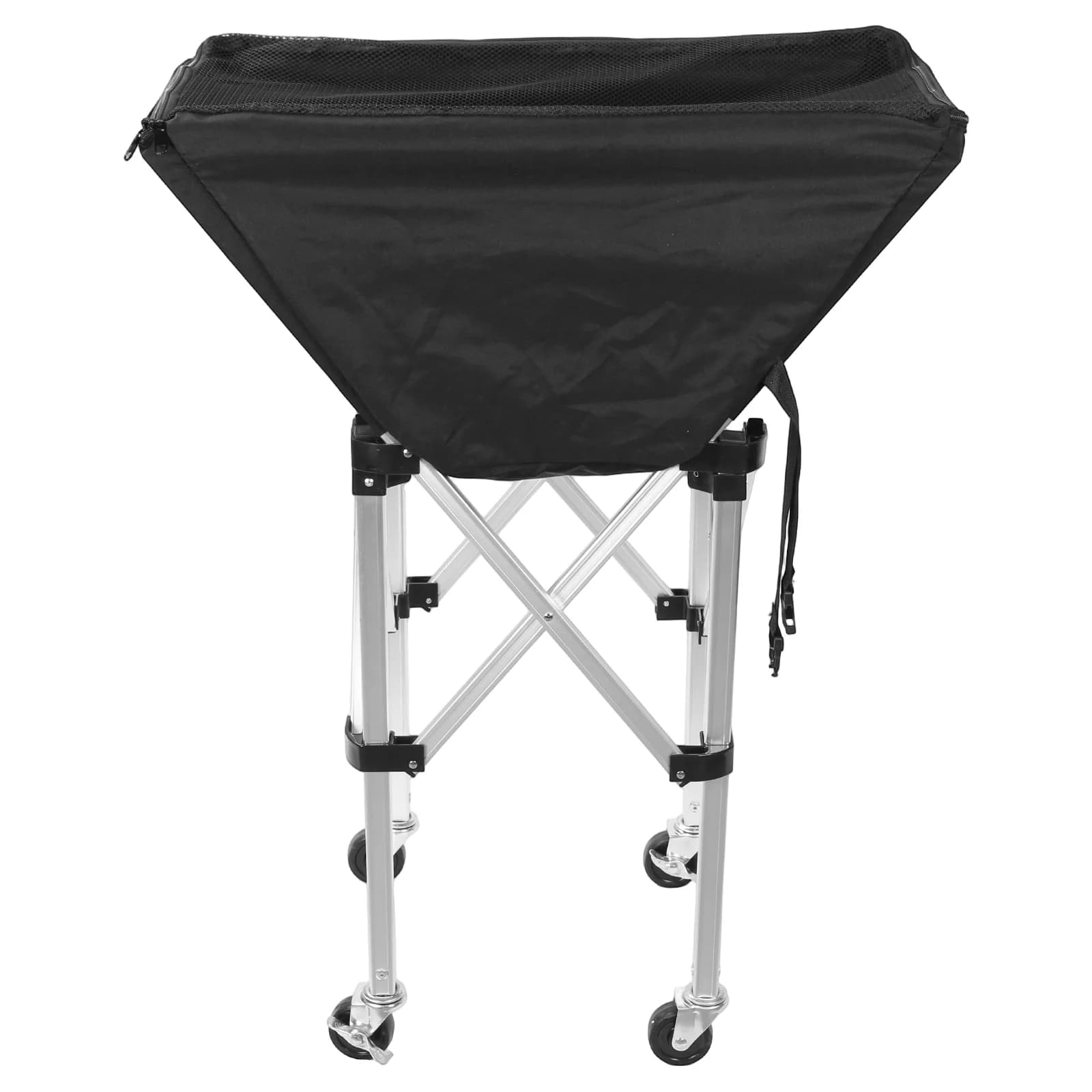 Carrello Pieghevole per Palloni da Basket con Ruote, Grande Capacità per Facile Conservazione e Trasporto