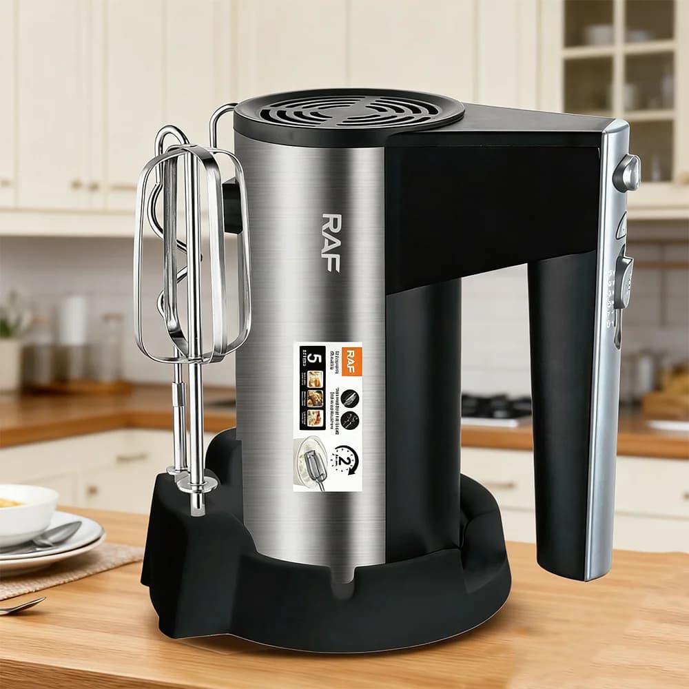 European standard domestic portable electric whip with 5-speed adjustment, high-power egg blend and 800 W cream blender