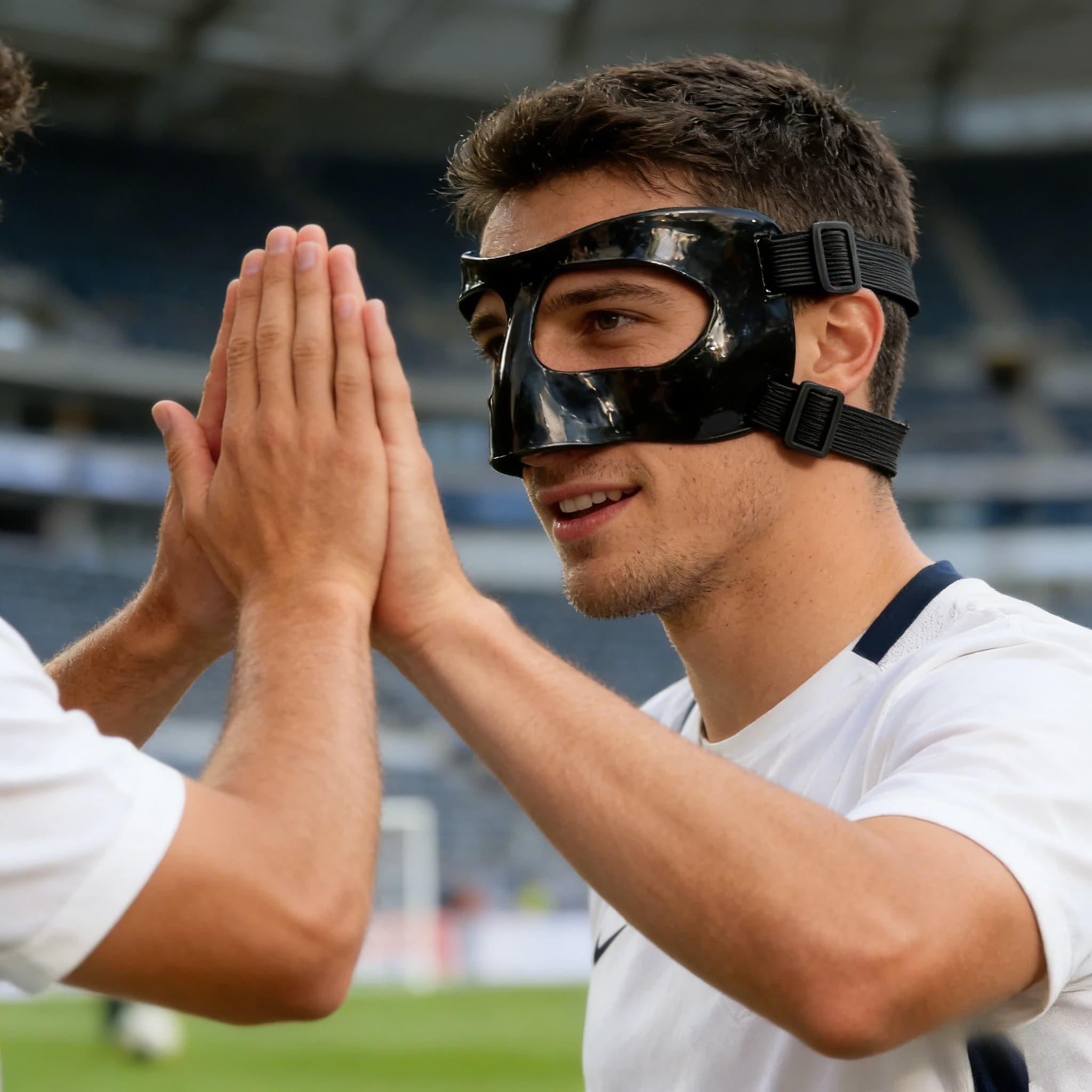 Sports Mask for Adults for Football and Basket, Breathable Bearing, Competition and Performance Safety Equipment