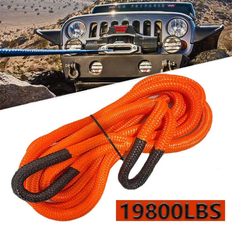 20mm * 6m 19800lbs Automobile Recovery Corda Emergency Rescue Wild Power Line Corda for Trailer High Traction Force