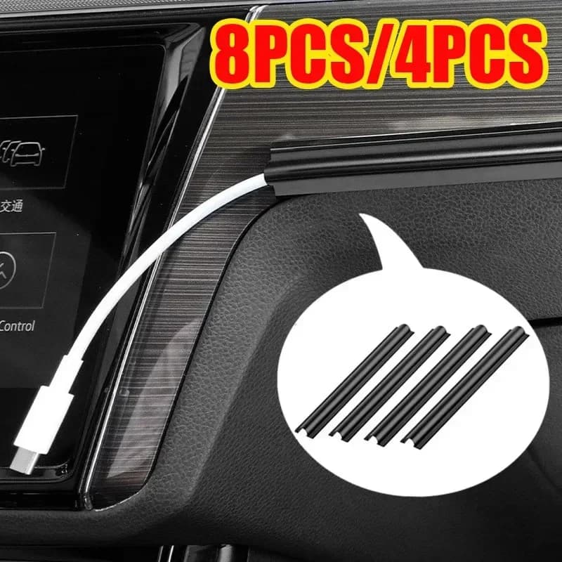 4/8 pezzi protezione manica linea cavo interno auto clip di copertura filo nascosto universale accessori morsetto organizzatore cavo dati