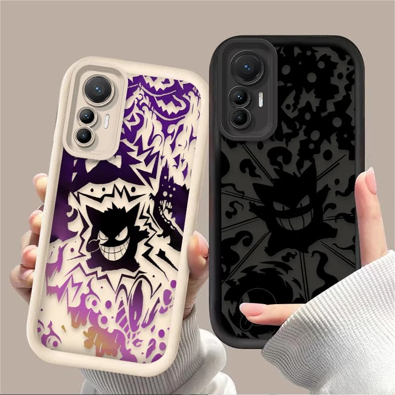 Pokemon Gengar Soft shockproof case for Xiaomi Poco X7 X6 X5 X4 GT X3 NFC F7 F6 F5 F3 M5s C65 C75 M6 Pro 4G 5G Printing cover