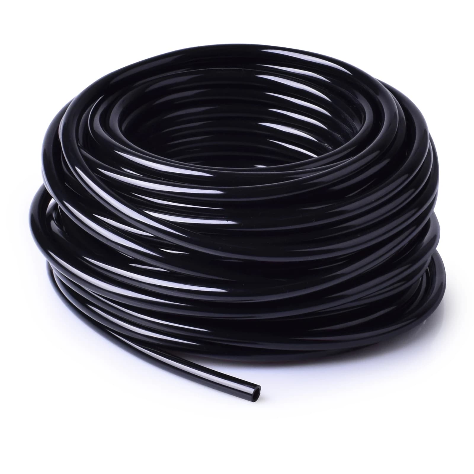Tubo per irrigazione a goccia da 50FT 1/4 pollici Tubo di distribuzione vuoto Linea di tubi per irrigazione da giardino per sistema di irrigazione da giardino
