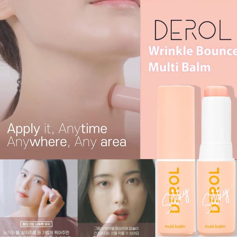 Coreano Collagene Multi Balsamo Stick Rughe Rimbalzo Anti-Rughe Balsamo Idratante Illumina Il Tono Della Pelle Opaca Crema Per La Cura Cosmetici 7g