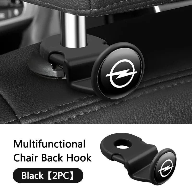 2pc Multifunzionale seggiolino auto poggiatesta gancio borsa gancio organizzatore Per Opel Vauxhall OPC ADAM Insignia Antara Corsa JD H Kadett GT