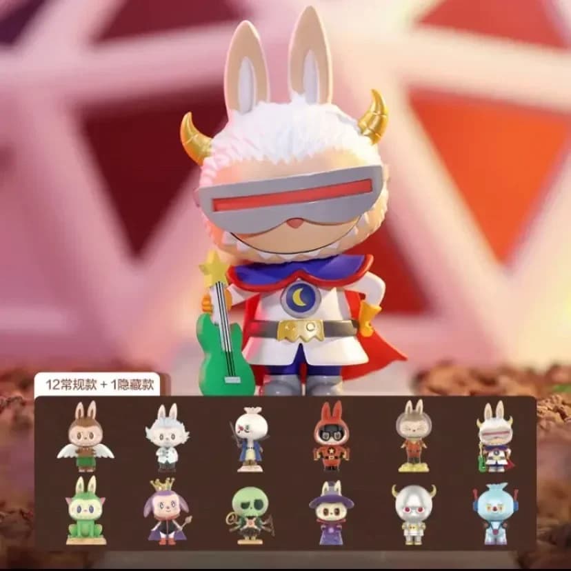 POP MART Labubu Elf Universe Adventure Series Blind Box Toys Cute Anime Action Figure Caixa Caja Mystery Box Dolls Girls Gift