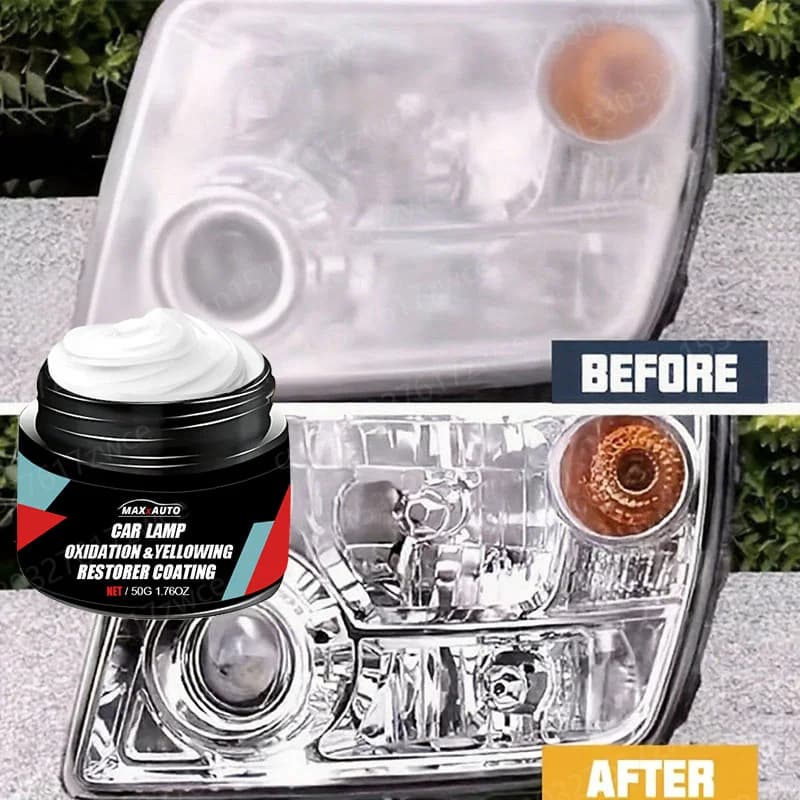Fari Auto Restoration Kit, Polishing Paste to Remove Graffi and Oxidation from the Spotlights, Liquid Lighting for Headlights