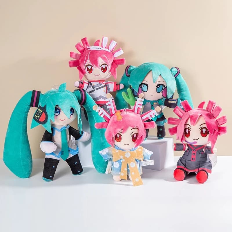 2026 New HOT Japanese Anime Plush Stuffed Toy Hatsune Miku Plush Doll Soft Pillow Future Doll Cute Christmas Gift For Children