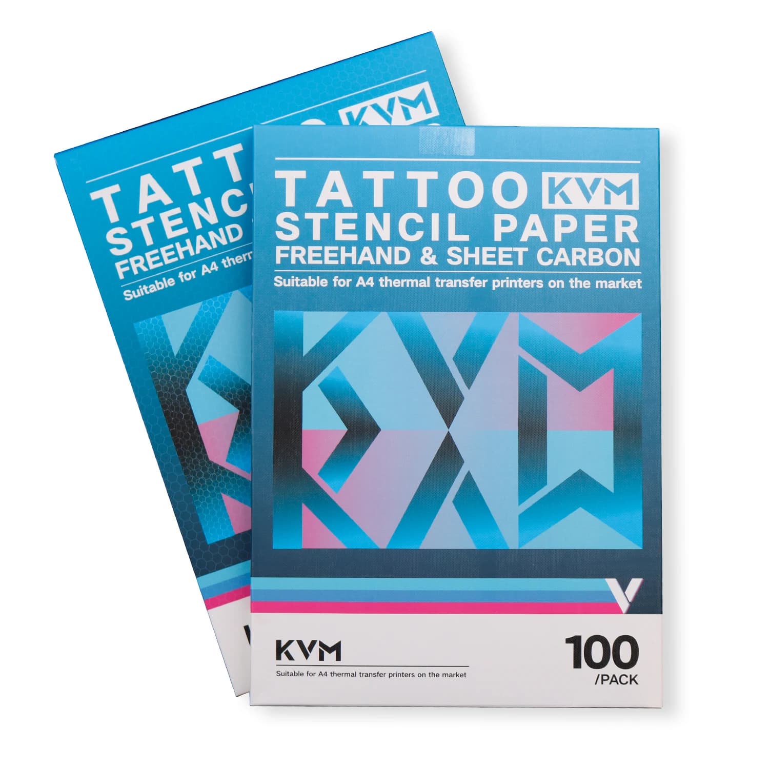 KVM 100Pcs Tattoo Transfer Paper A4Paper Size Thermal Copier Stencil Paper for Tattoo Transfer Machine Tattoo Supplies Accessory
