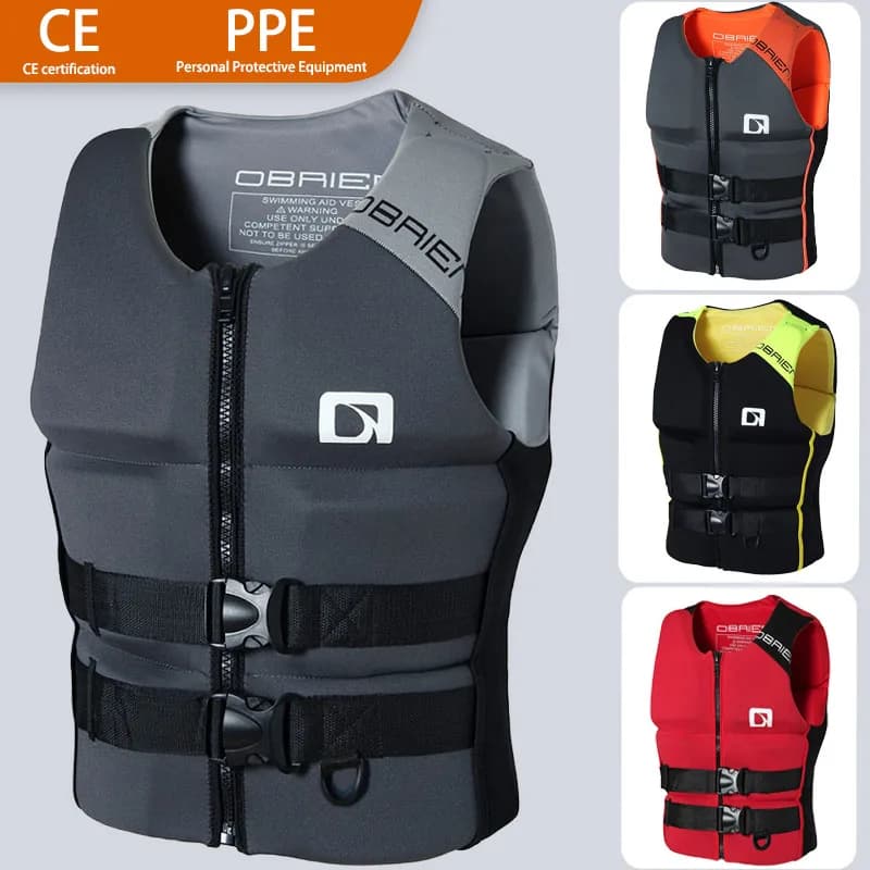 Gilet da impatto Gilet da wakesurf Comp Giubbotto di salvataggio in neoprene approvato CE Sveglia surf ma ottimo per tutte le altre attività di sport acquatici