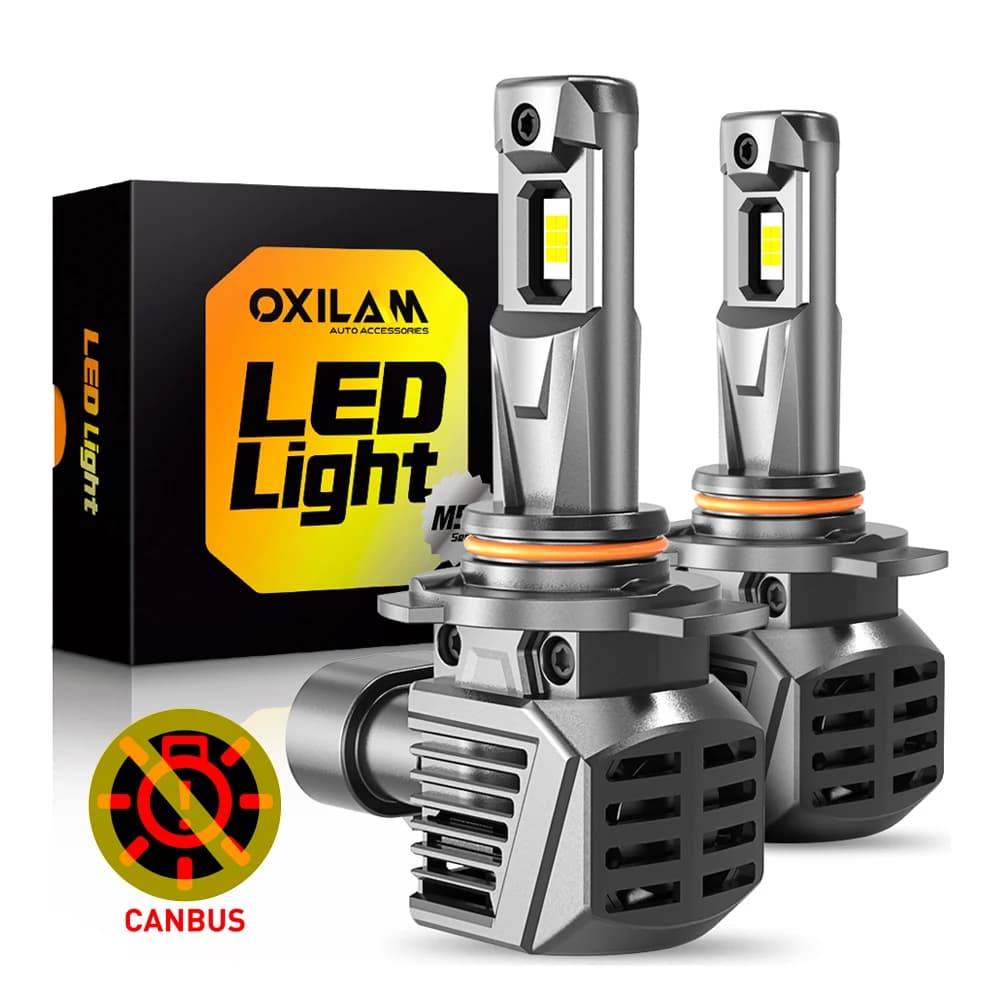 OXILAM 2 pz 9012 Hir2 LED faro Canbus lampadina 22000LM Super Bright H7 9005 HB3 H8 H11 LED fari 120W Turbo lampada 6500K