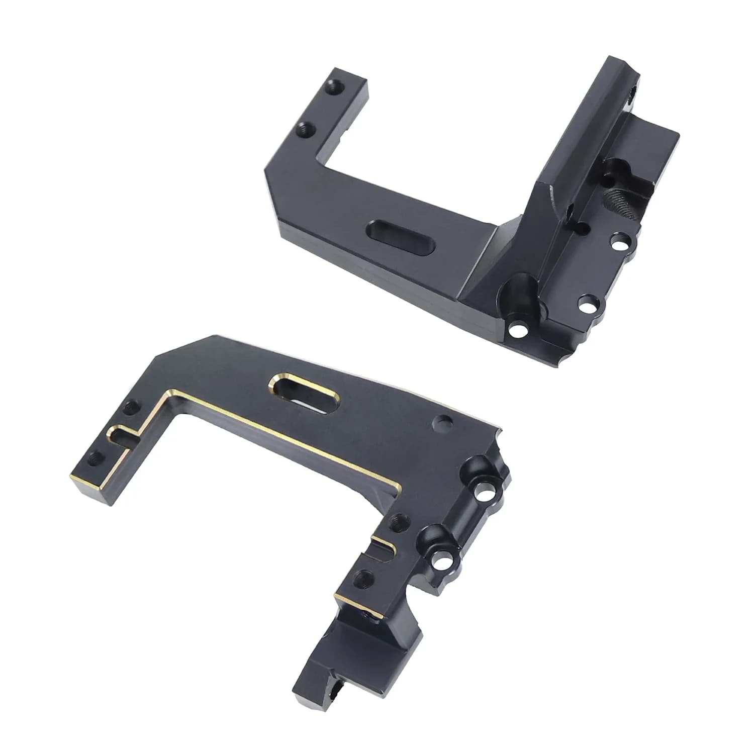 Heavy Duty H10 Ottone Servo Mount Servo Staffa Per 1/10 RC Crawler Auto Vanquish H10 Ottica Sostituire Stock RC Parte di Aggiornamento