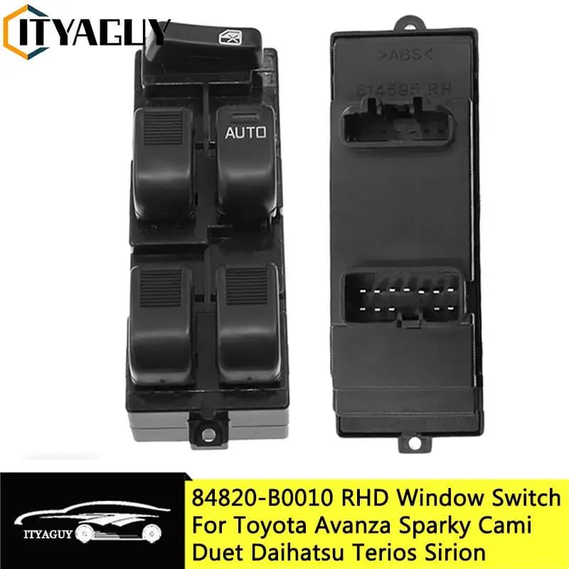 RHD Elettrico Master Finestra di Potere Interruttore di Pulsante Per Toyota Avanza Sparky Cami Duet Daihatsu Terios Sirion 84820-B0010 84820B0010
