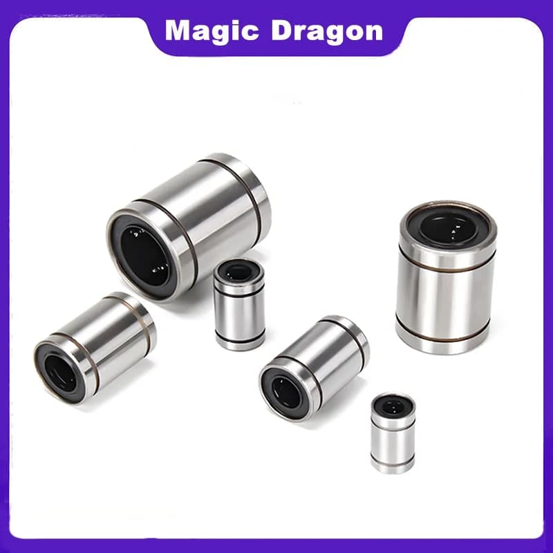 4/10pc LM3U LM4UU LM5UU LM6UU LM8UU LM10UU LM5L LM6LUU LM8LUU Long Type 3-16MM Linear Ball Bearing CNC 3D Printer Parts