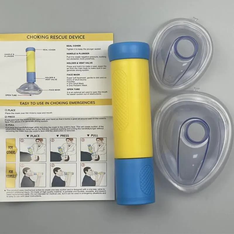 Aggiornamento dispositivo portatile Anti soffocamento soffocamento emergenza risparmio di vita aspirazione dispositivo Anti soffocamento Kit di pronto soccorso per bambini adulti
