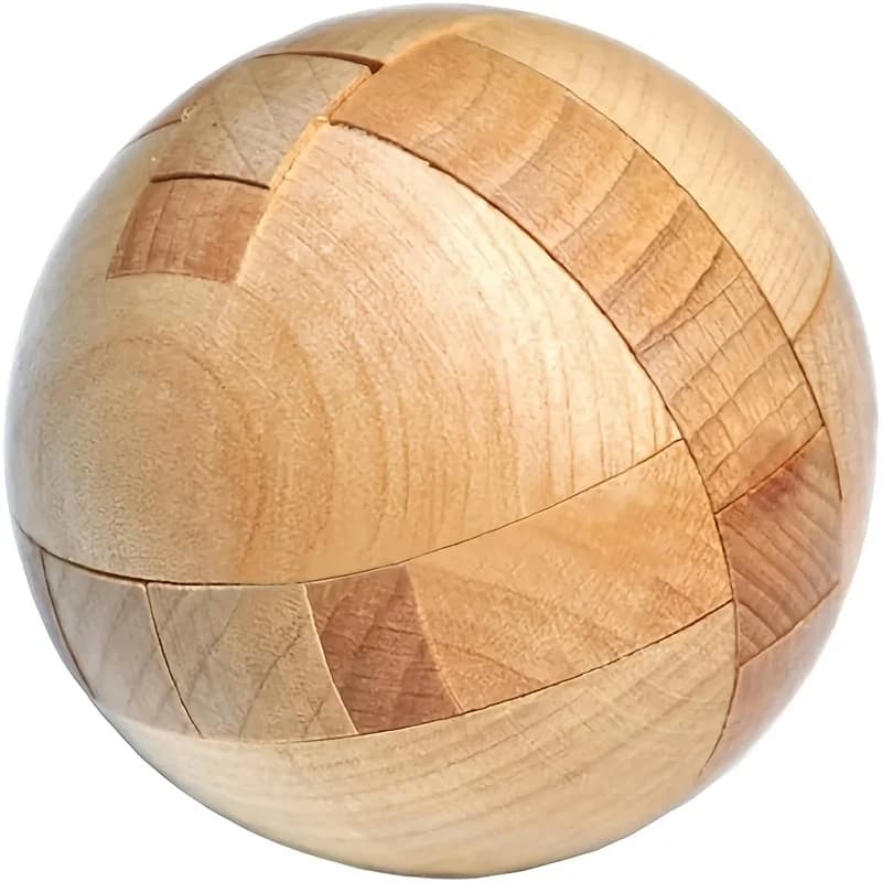 Wooden puzzle balls, home decorations for Halloween, Christmas and Thanksgiving gifts, which develop troubleshooting skills