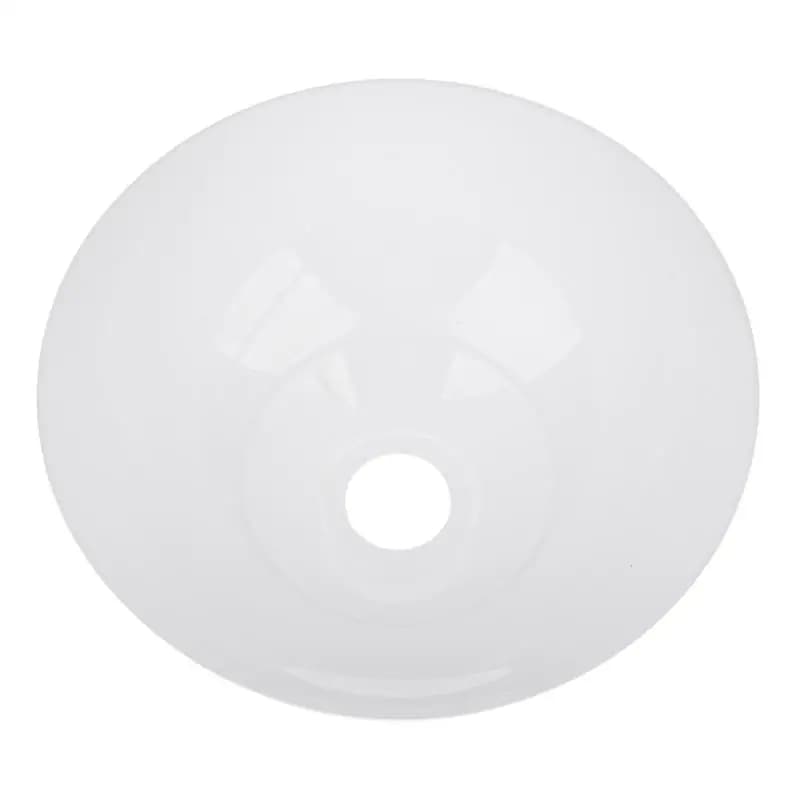 CPI-245MM Opening White PP Plastic Lamp Shades With Bowl Pattern For E27 Torchiere Lamp Cover Replacement Lighting Accessory