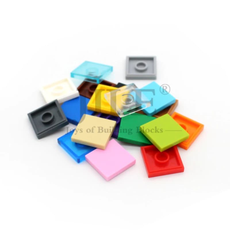 100 pz MOC FAI DA TE Building Blocks Figura Mattoni Classici Piastrella 2x2 Educativi Creativi Compatibile con 3068 Accessori Giocattoli