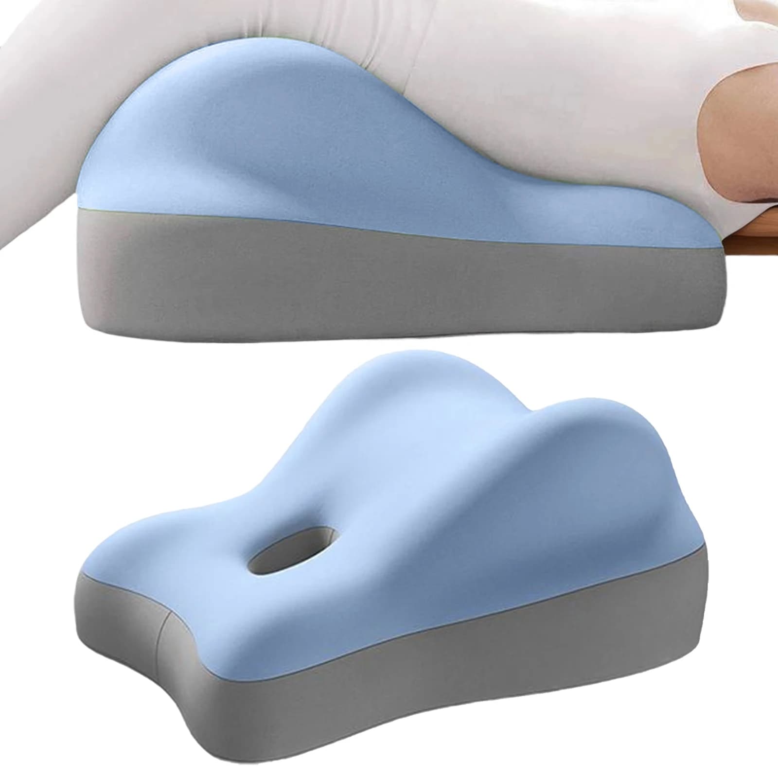 Multifunctional Ergonomic Cushion for Bed, Memory Foam Cushion for Relieving Pain, Collo and Life