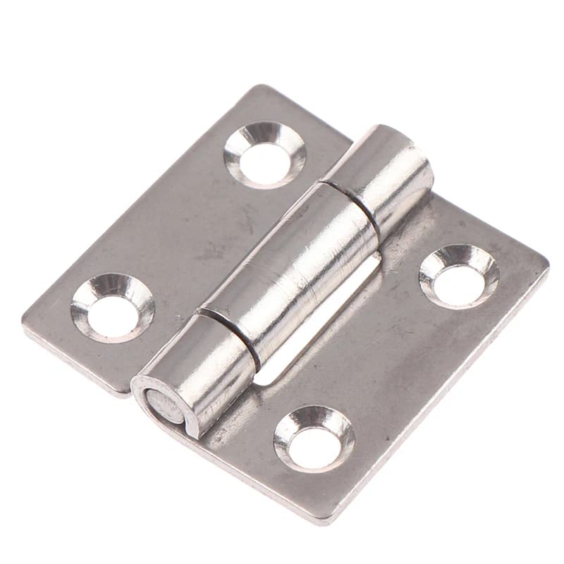 Armadietto per apparecchiature industriali con cerniera in acciaio inossidabile addensato 304 da 1 pezzo 40 * 40 * 2 mm