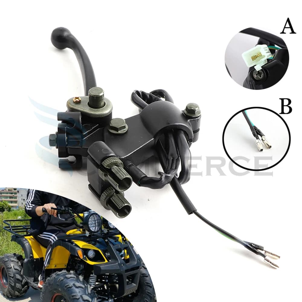 7/8'22mm Double Tyre RH Right Brake Lever Assembly Handle For 50cc 110cc 125cc ATV UTV Buggy Quad Bike Accessories