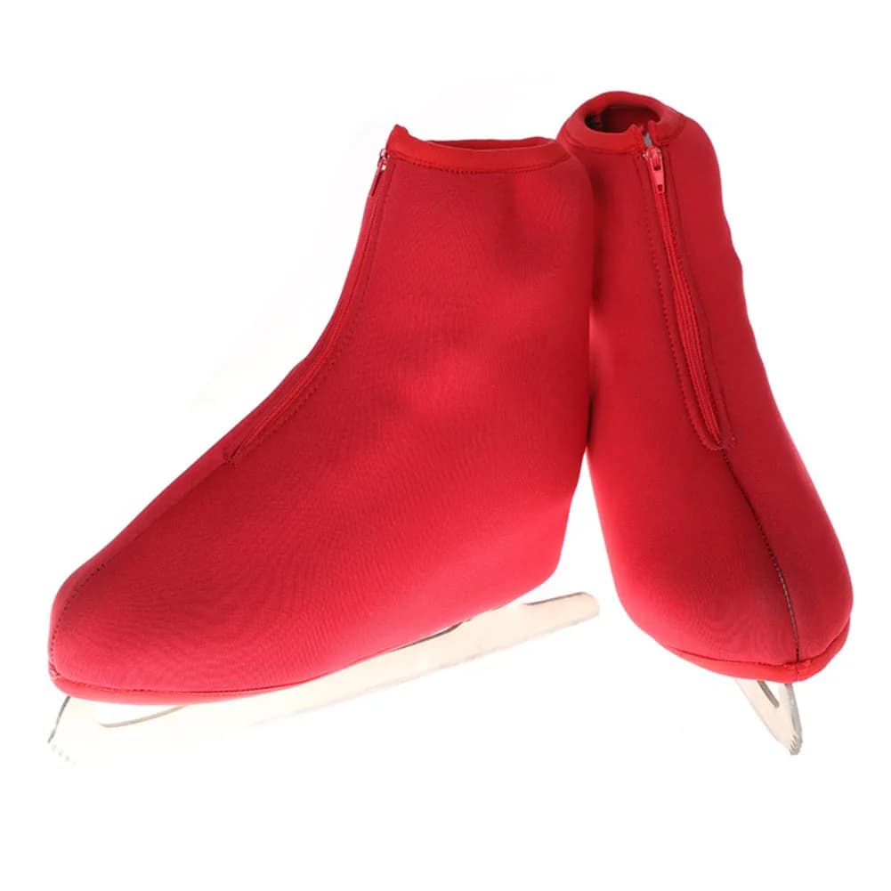 2pcs Figure Roller Skate Boot Covers S/M/L/XL/XXL/XXXL Neoprene Elastic Wear-resistant Zippered Shoe Cover Ice Skate Shoes Parts