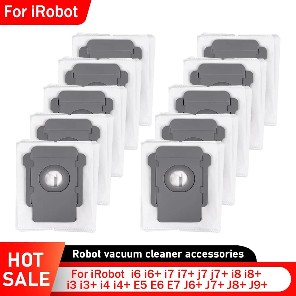 Sacchetti per la polvere per iRobot Roomba j6+/j7+/j8/ j9+/i3 i3+/i4 i4+/i5 i5+/i7 i7+/i6+/i8+/E5 E6 E7/S9 S9+ Accessori Sacchetto per la polvere di ricambio